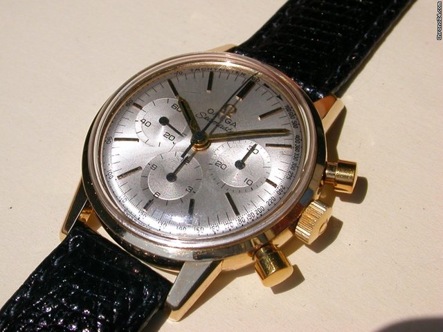 Omega Seamaster Chronograph Gelbgold aus den 60er Jahren watches