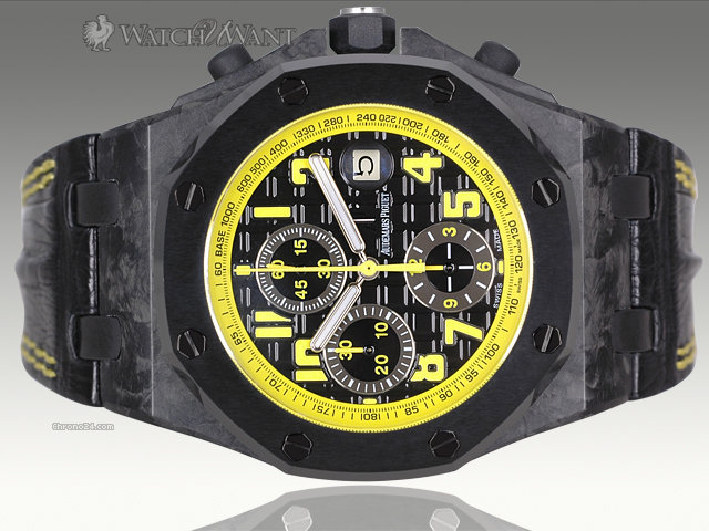 Audemars Piguet AP Offshore Bumblebee Chronograph - 44mm Forged Carbon Case - Boxes/Papers 100% Complete & As-New watches