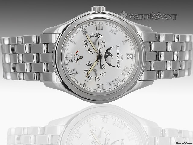 Patek Philippe Annual Calendar Moonphase Power Reserve - 37mm 18K White Gold - 5036/1G watches
