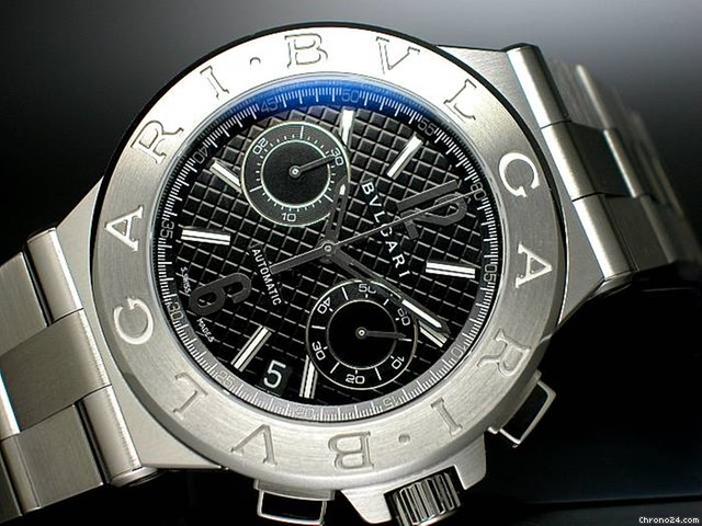 Bulgari "Diagono Chronograph Automatic" ungetragen watches