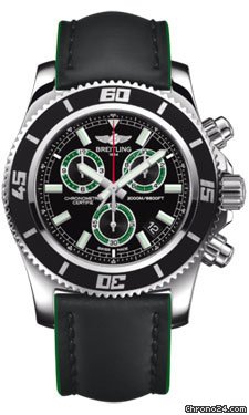 Breitling Superocean Chronograph M2000 Superocean Leather Strap watches