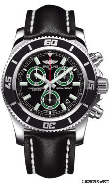 Breitling Superocean Chronograph M2000 Leather Strap watches
