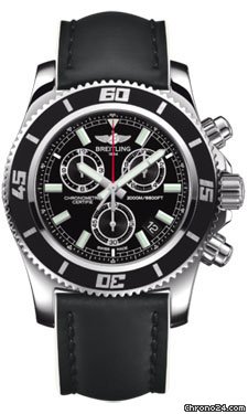 Breitling Superocean Chronograph M2000 Superocean Leather Strap watches