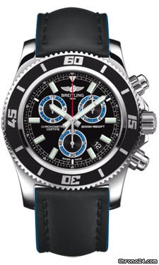 Breitling Superocean Chronograph M2000 Superocean Leather Strap watches