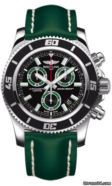 Breitling Superocean Chronograph M2000 Leather Strap watches