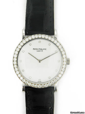 Patek Philippe 18k white gold Calatrava watches