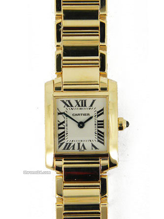 Cartier 18k yellow gold Tank Francaise watches