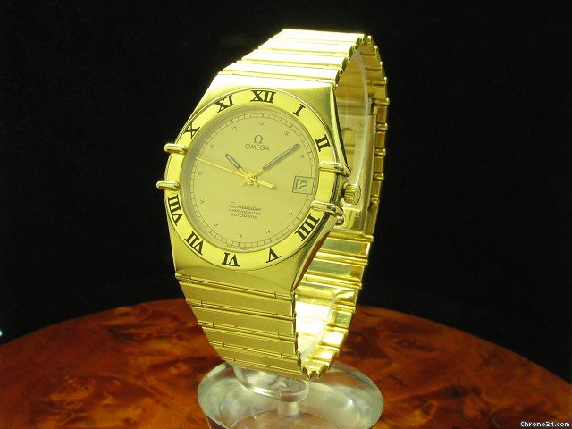 Omega Constellation Herrenuhr 18kt. Gelb Gold watches