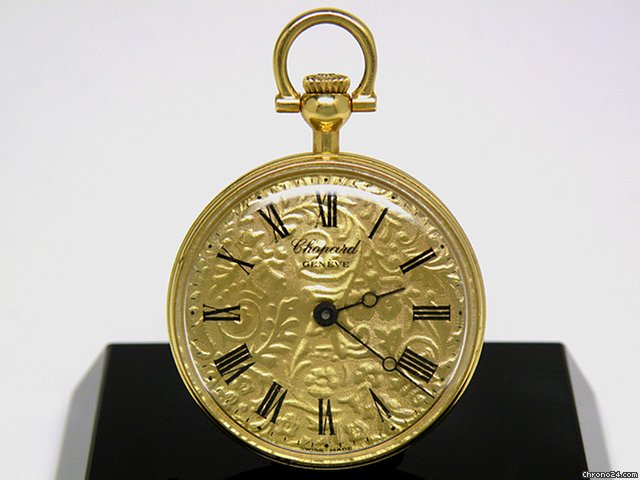 Chopard GENEVE ANH?NGEUHR/TASCHENUHR 750/18K GELBGOLD watches