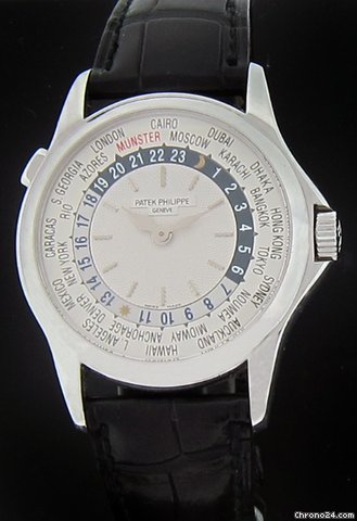 Patek Philippe White Gold World Time "MUNSTER EDITION" 5110G watches