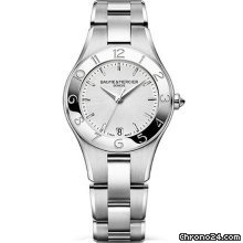 Baume & Mercier and Linea Silver Dial Stainless Steel Ladies Watch MOA10070 watches