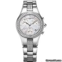 Baume & Mercier and Linea Mother of Pearl Chronograph Diamond Ladies Watch MOA10017 watches