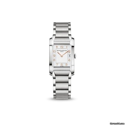 Baume & Mercier and Hampton Silver Dial Stainless Steel Ladies Watch M0A10049 watches