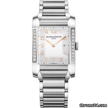 Baume & Mercier and Hampton Silver Dial Stainless Steel Ladies Watch M0A10023 watches