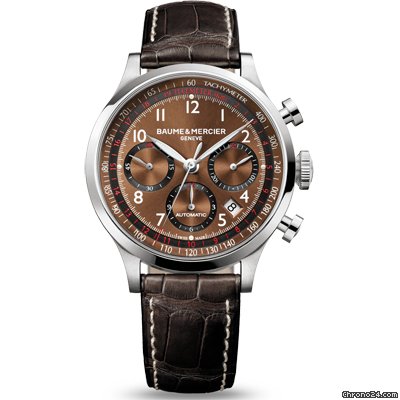 Baume & Mercier and Capeland Brown Dial Chronograph Mens Watch M0A10083 watches