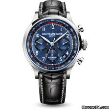 Baume & Mercier and Blue Dial Chronograph Automatic Mens Watch M0A10065 watches