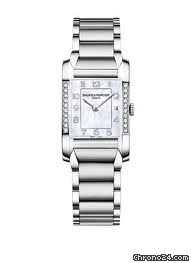 Baume & Mercier and Mother of Pearl Stainless Steel Diamond Ladies Watch M0A10051 watches
