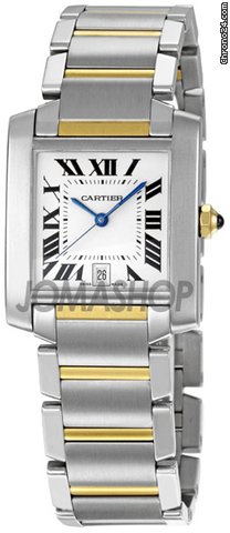 Cartier Tank Francaise 18kt Yellow Gold and Steel Mens Watch W51005Q4 watches