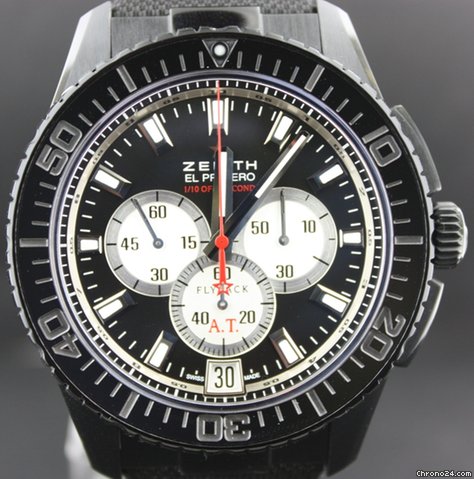 Zenith El Primero Stratos PVD/DLC flyback chrono limited edition watches