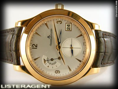 Jaeger-LeCoultre Hometime rose gold 18Kt GMT watches