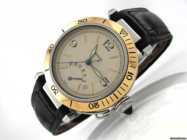 Cartier "PASHA CC 289 883" 38 mm Edelstahl Automatik watches