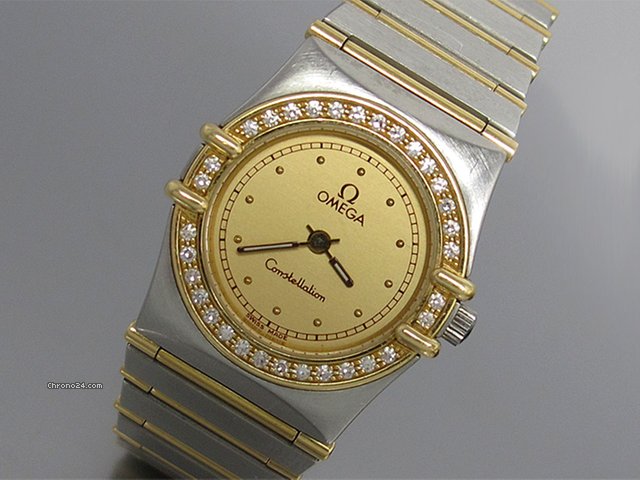 Omega "Constellation" Damenuhr - Stahl/Gold - mit Brillantbesatz watches