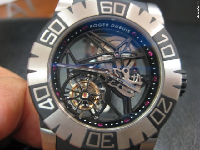 Roger Dubuis EASY DIVER TOURBILLON SCHELETRO watches