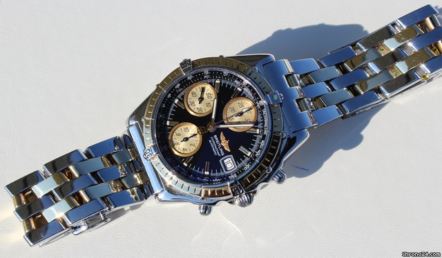 Breitling Windrider Chronomat Stahl/Gold watches