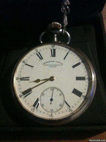 Patek Philippe Chronometro Gondolo Silver pocketwatch watches