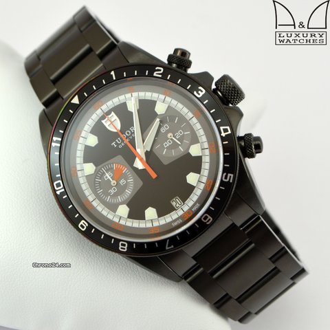 Tudor 70330N HERITAGE CHRONO DLC TREATMENT watches