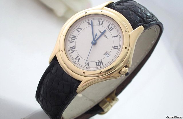 Cartier Cougar Panthere 18K/750 Gold Medium watches