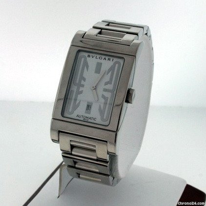 Bulgari Rettangolo Men's RT 45 S Pre-owned watches
