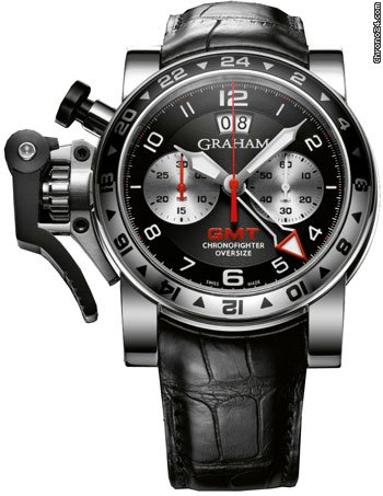 Replica Graham Chronofighter Oversize GMT Steel Watch