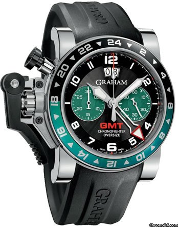 Graham Chronofighter Oversize GMT Steel watches