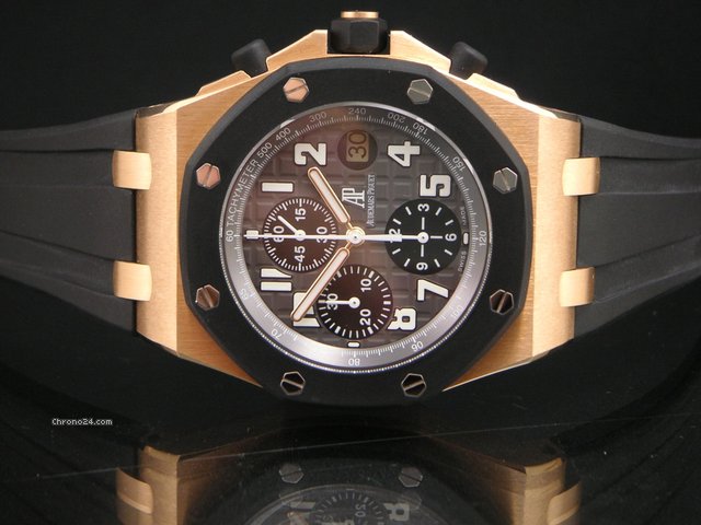 Audemars Piguet Offshore acciaio Caucc��u Oro Rosa watches