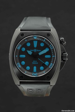 Bell & Ross BR 02 in Blue 44mm -Komplett- watches