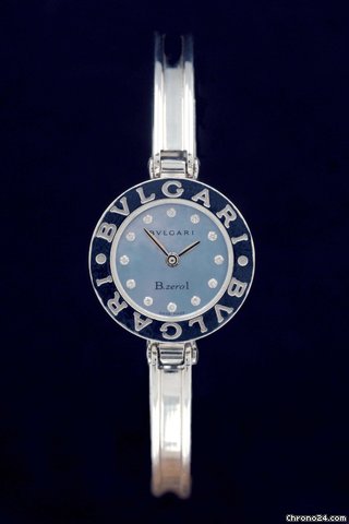 Bulgari B.Zero in Stahl mit Perlmutt/Diablatt watches