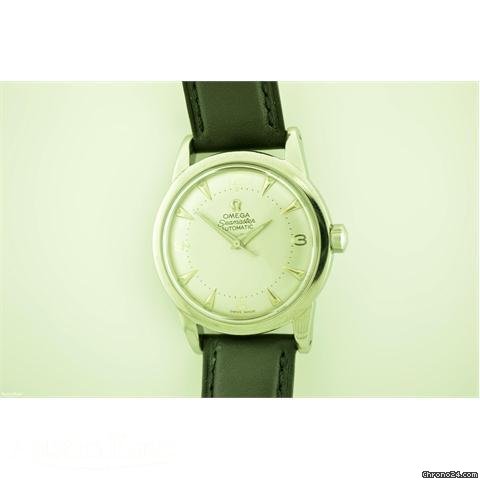 Omega Seamaster steel automatic bumper on strap watches