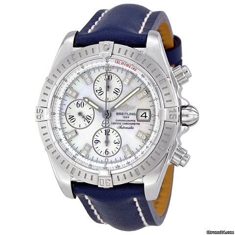 Breitling Chronomat Evolution Automatic Chronograph Diamond Mens Watch A1335611-A570BLLT watches