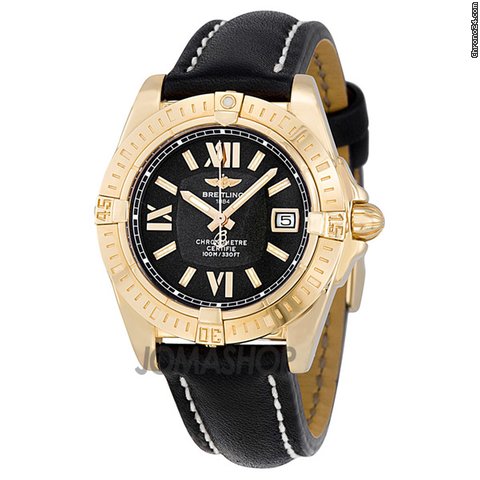 Breitling Lady Cockpit Rose Gold Black Leather Ladies Watch H7135612-B904BKLT watches