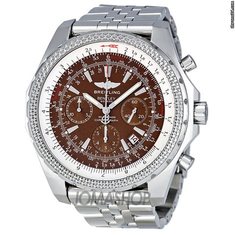 Breitling Bentley Motors Chronograph Steel Bronze Mens Watch A2536212-Q502SS watches