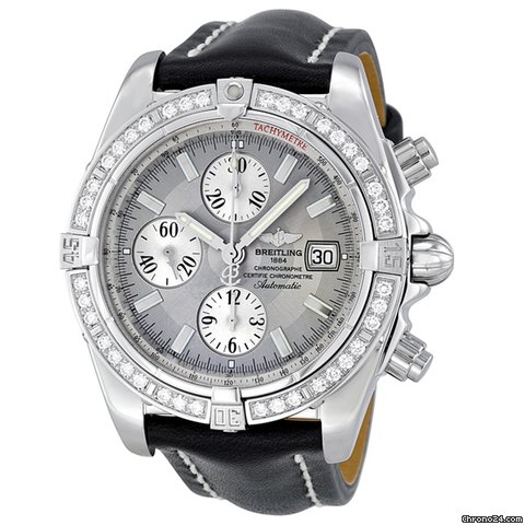Breitling Chronomat Evolution Automatic Chronograph Diamond Mens Watch A1335653-E519BKLT watches