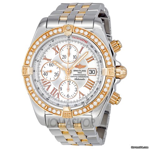 Breitling Chronomat Evolution Diamond Chronograph Mens Watch C1335653-A619TT watches