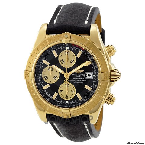 Breitling Chronomat Evolution Automatic Chronograph Gold Mens Watch K1335611-B72 watches
