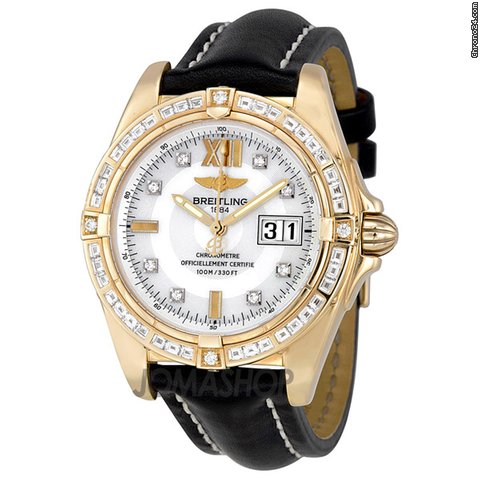 Breitling Cockpit Lady Diamond 18k Gold and Steel Watch H4935079-A618BK watches