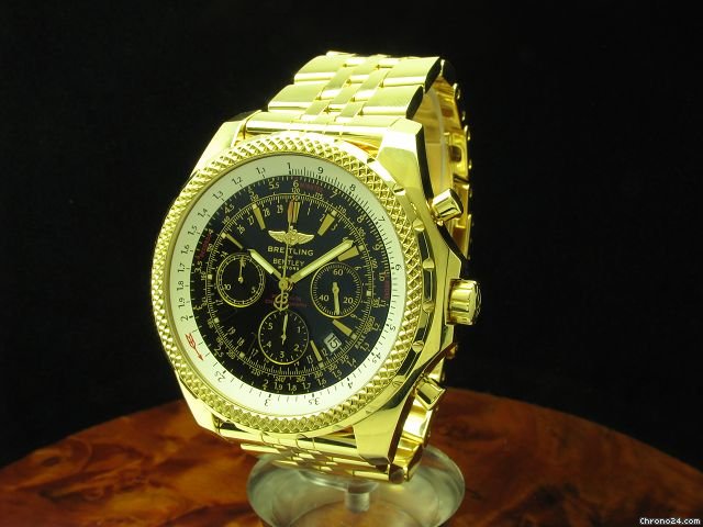 Breitling For Bentley Bentley Motors 18kt Gold Chronograph Inkl. Box & Papiere watches