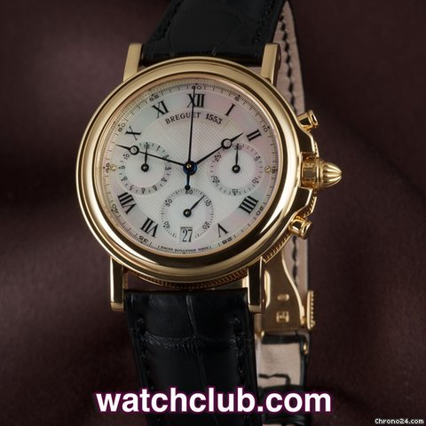 Breguet Marine Chronograph Medium Size - Yellow Gold watches