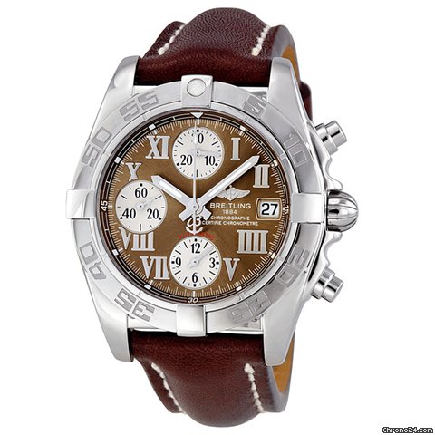 Breitling Chrono Galactic Automatic Brown Dial Mens Watch A13358L2-Q520BRLT watches