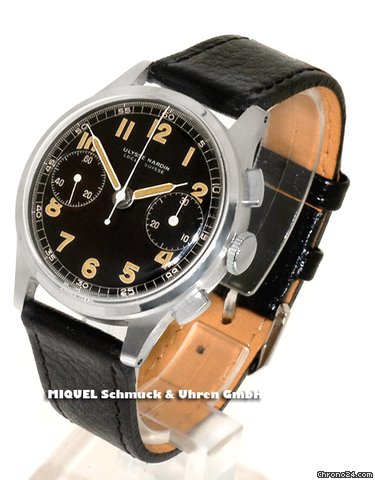 Ulysse Nardin Milit?r Chronograph Handaufzug Cal.22R (gebraucht) watches