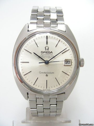Omega Constellation "chronometre certified" full steel/complet acier cadran silver dial watches